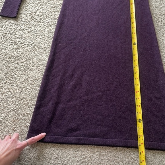 Neiman Marcus Cashmere Collection 100% Cashmere Turtleneck Sweater Dress S Soft - Picture 13 of 13